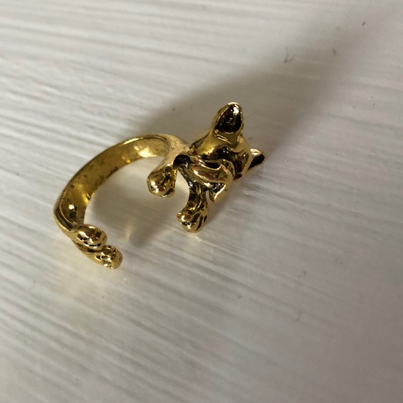 “Frenchies Forever “ Adorable Size 7 ring! LAST ONE! - Picture 2 of 7